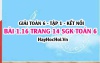 Bài 1.16 SGK Toán 6 tập 1 Kết nối tri thức